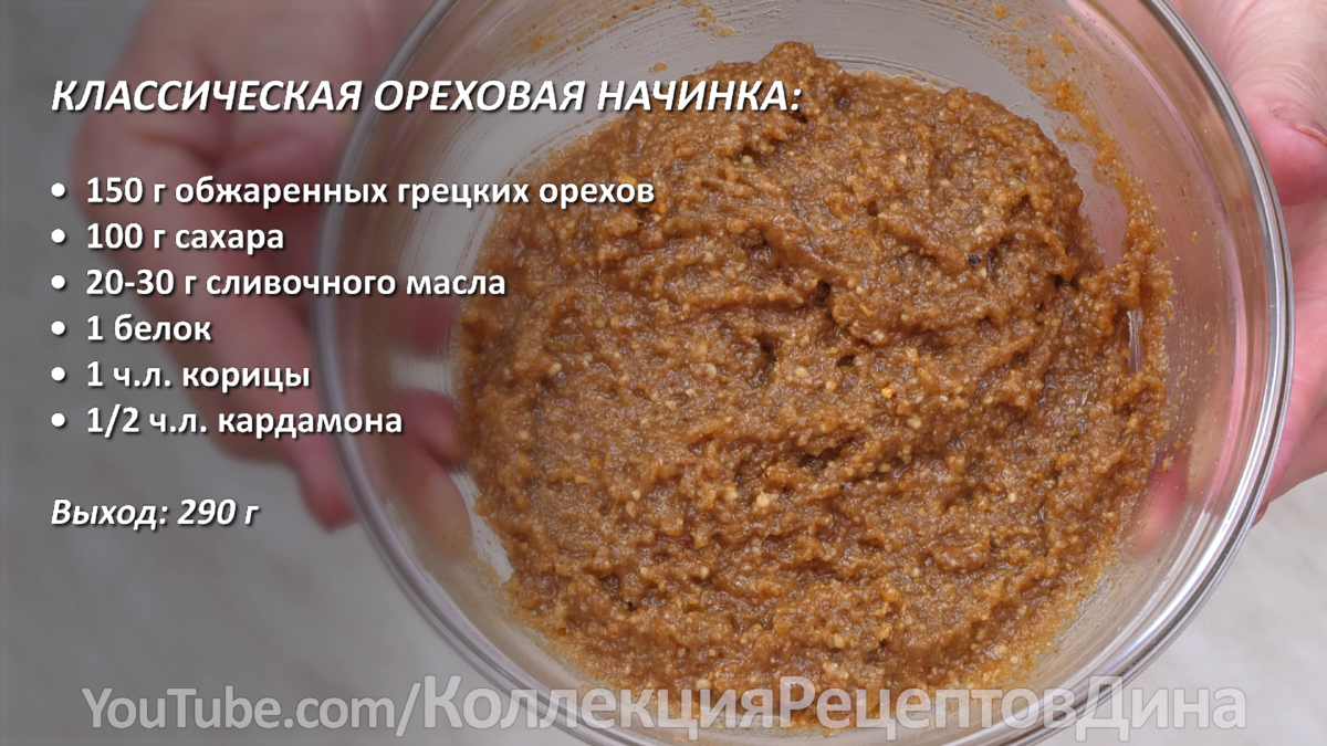 3 варианта вкусной ореховой начинки для булочек, рогаликов, рулетов,  пирогов, трубочек, печенья | Дина, Коллекция Рецептов | Дзен