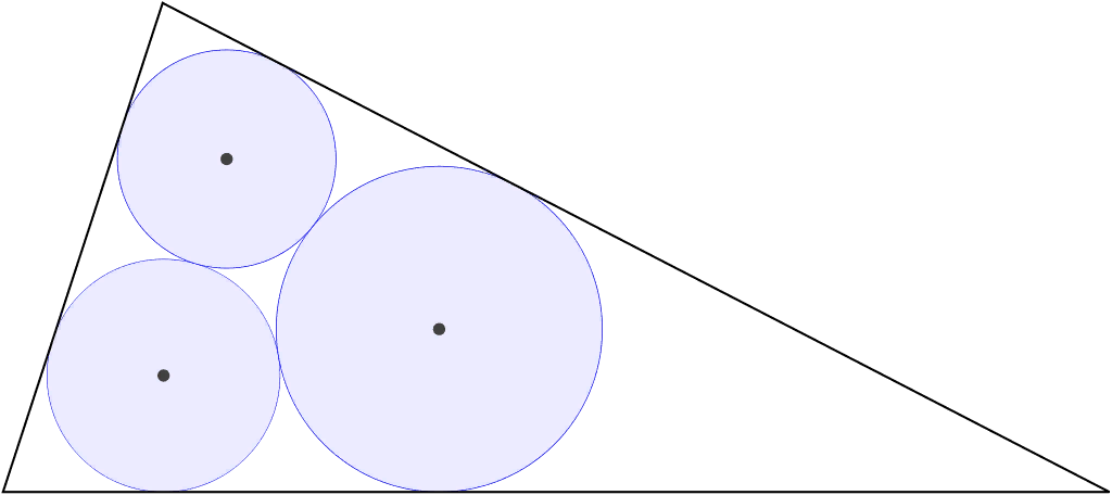 Вариант окружностей Малфатти. Источник: https://upload.wikimedia.org/wikipedia/commons/thumb/3/3f/Malfatti%27s_circles.svg/1024px-Malfatti%27s_circles.svg.png