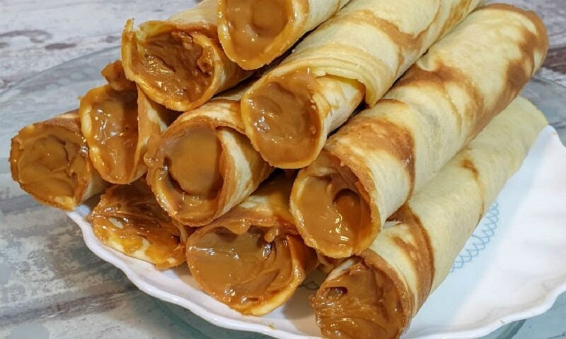 Вкусные хрустящие вафли с начинкой готовим без вафельницы 