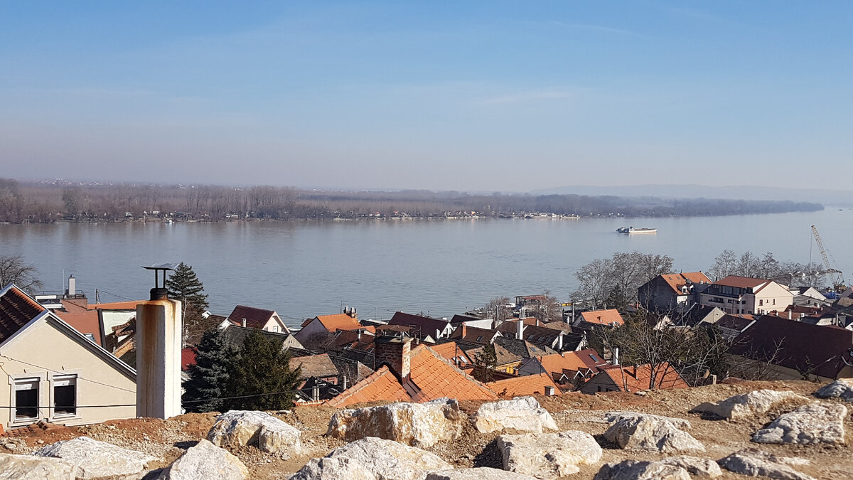 Земун. Вид на Дунай.