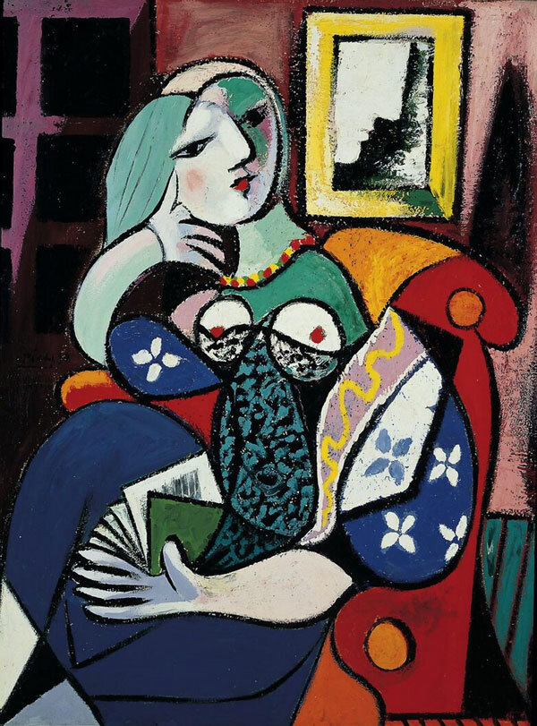 Пабло Пикассо, «Женщина с книгой», 1932, холст, масло, 130.5 x 97.8 см, Музей Нортона Саймона, Пасадена, США