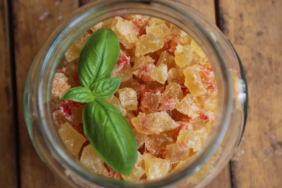 Цукаты из арбузных корок