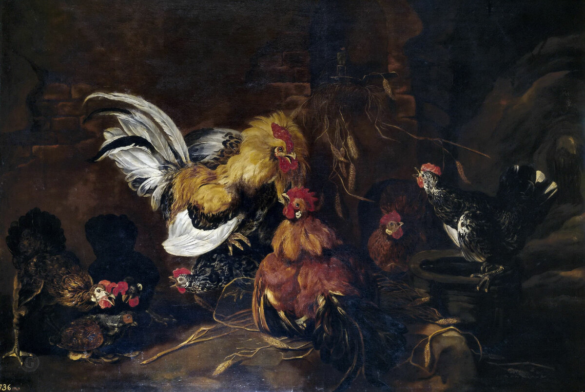 Ян Фейт (Антверпен 1611-1661) Петушиный бой