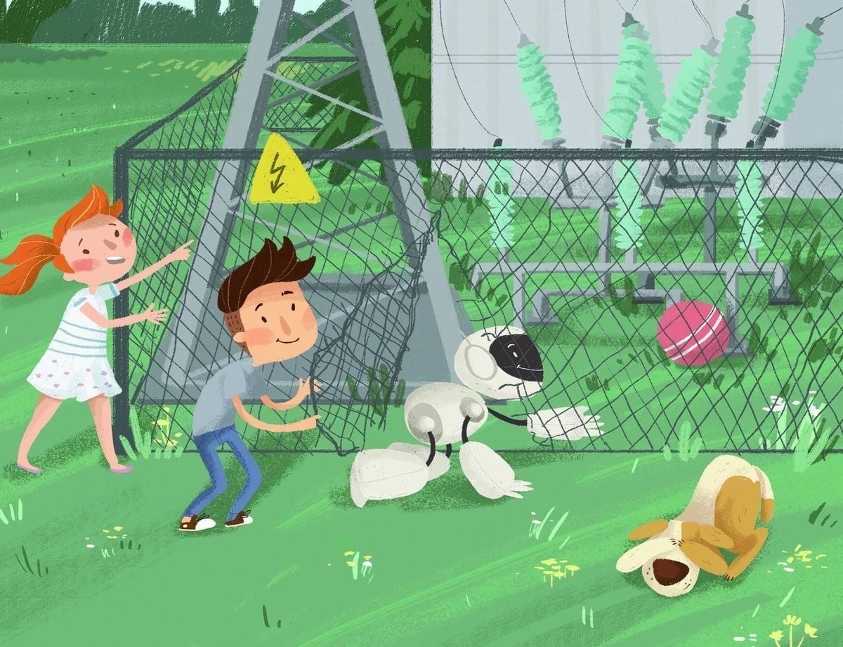  Не проникайте за ограждения, внутрь или на крышу подстанций.