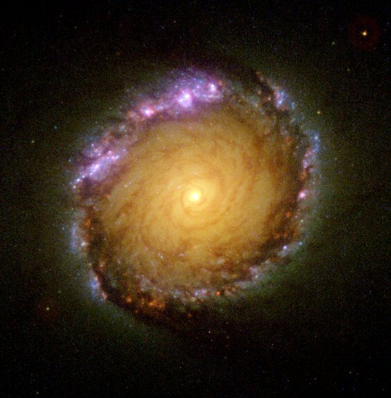     Дисковая галактика NGC 1512