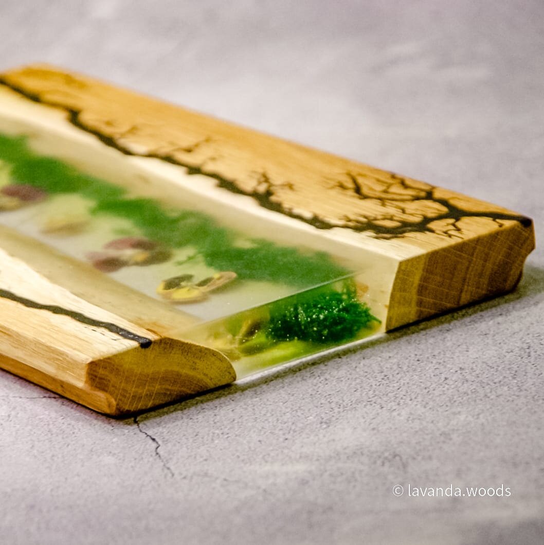 Поднос с рисунками Лихтенберга. Производство столярной мастерской "Мастер Данилов"