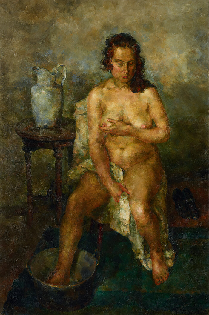 В. Рождественский. Обнаженная натура. 1924.