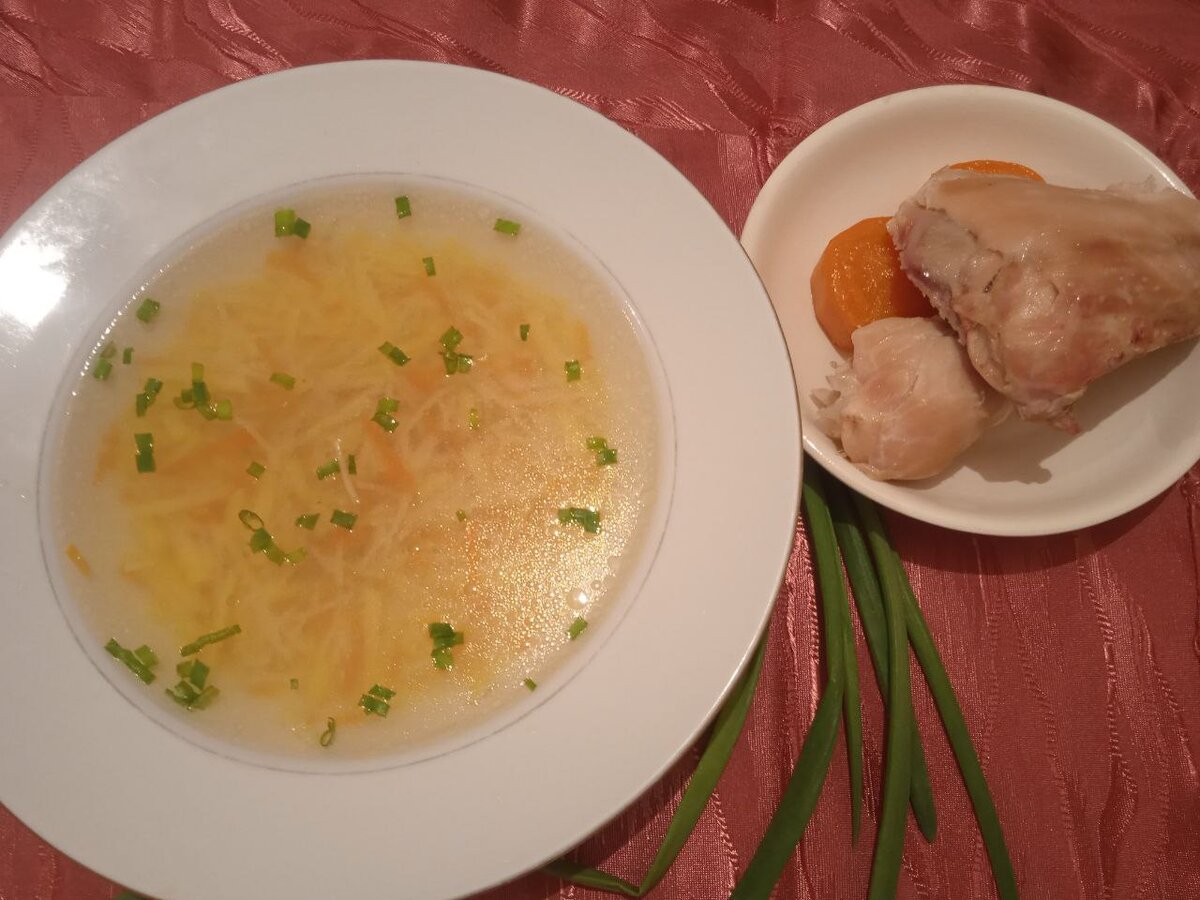 Вермишелевый суп с курицей: рецепт с фото