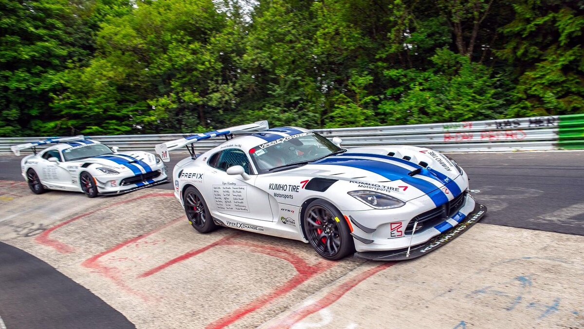 Dodge Viper 2017г. Нюрбургринг 