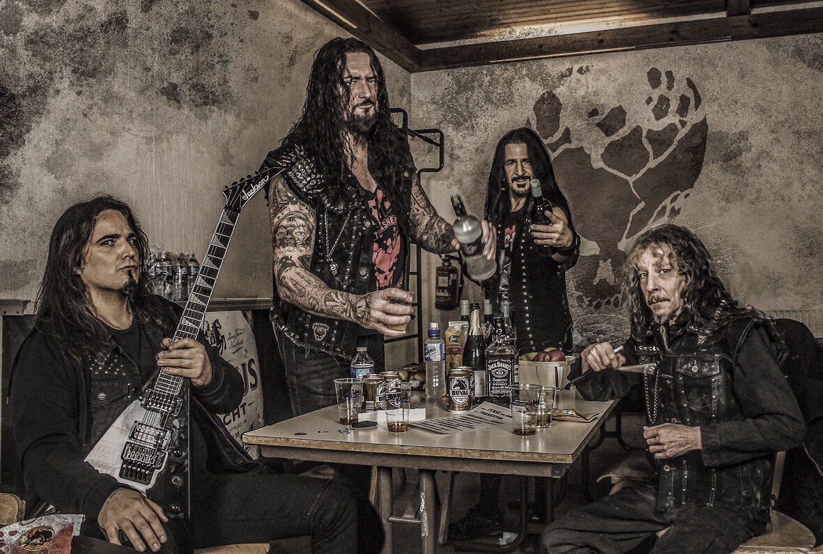 Группа трэш. Группа ДЕСТРУКТИОН. Группа Destruction 1984. Destruction born to Perish 2019. Sodom трэш-метал