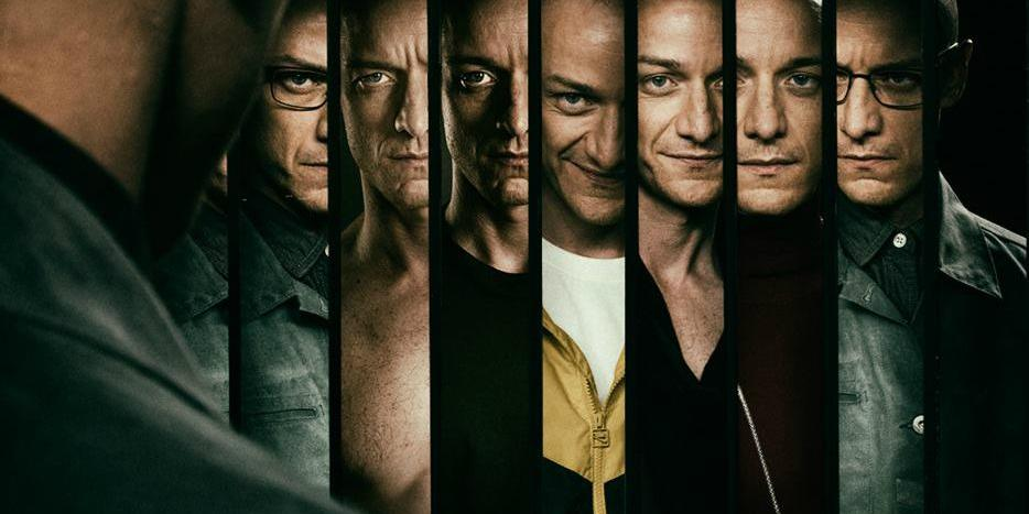 Перевоплощения Сплита из хладнокровного похитителя девушек в ребенка, женщину или подростка, Джеймсом МакЭвойем  сыграны просто блистательно и даже по мимике лица можно понять что за личность посетила тело в данный момент.