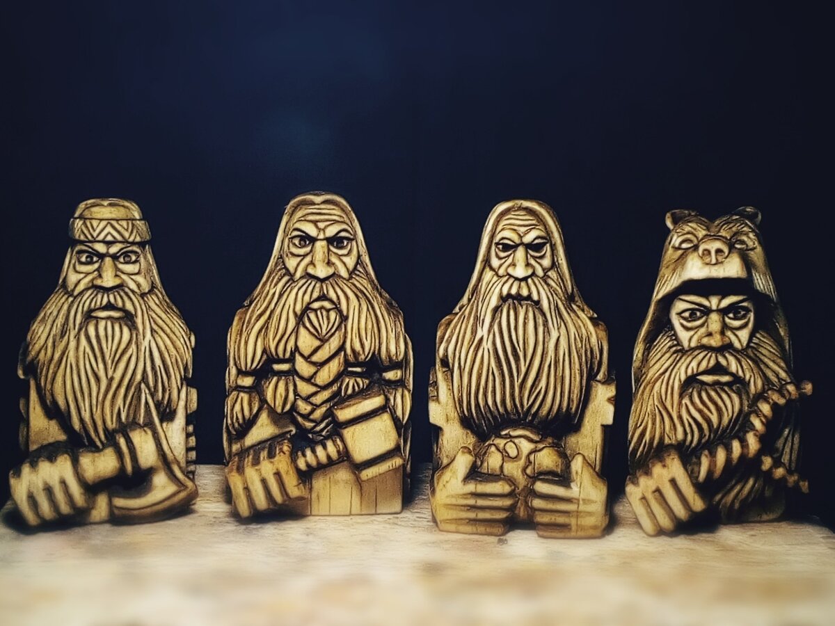 Славянские боги.  Изображение из открытых источников