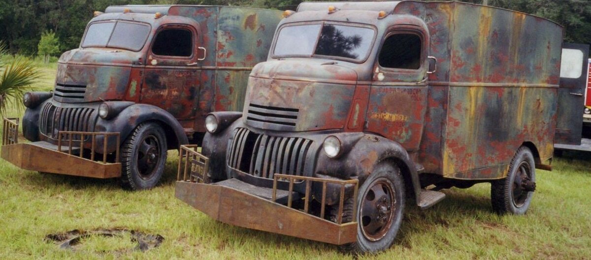 Chevrolet van Ржавый