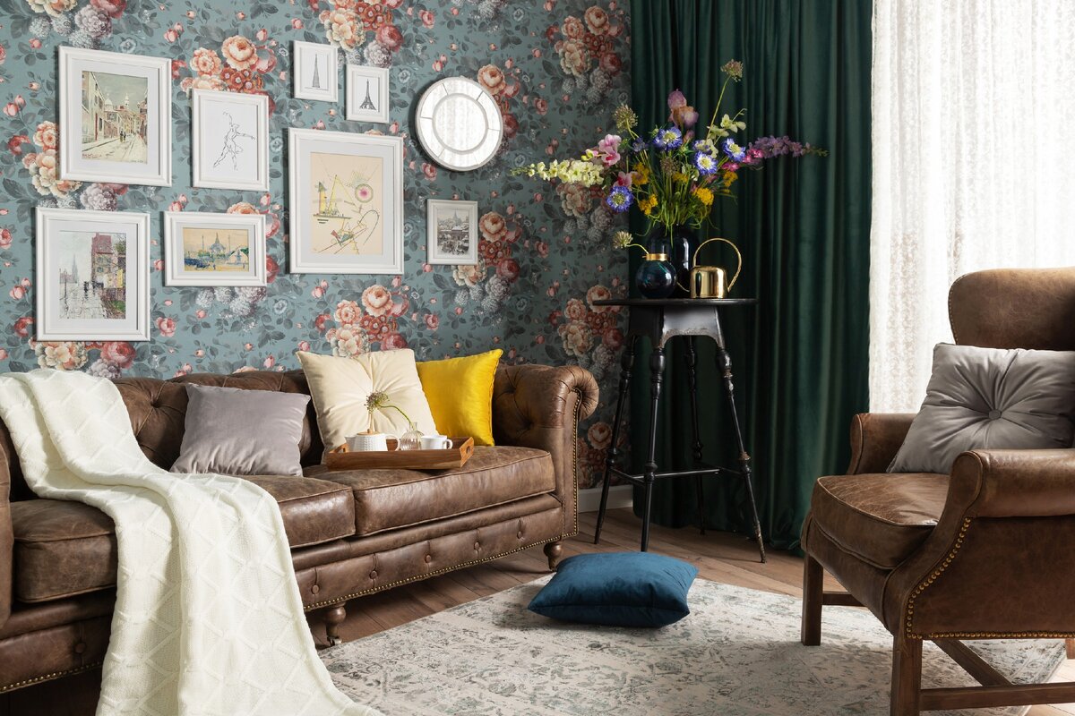 Искусство декорирования цветочных стен