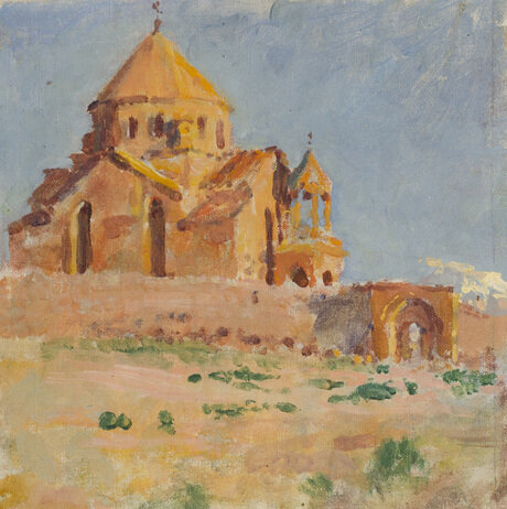 Церковь святой Рипсиме, 1903 год. Источник: wikiart.org