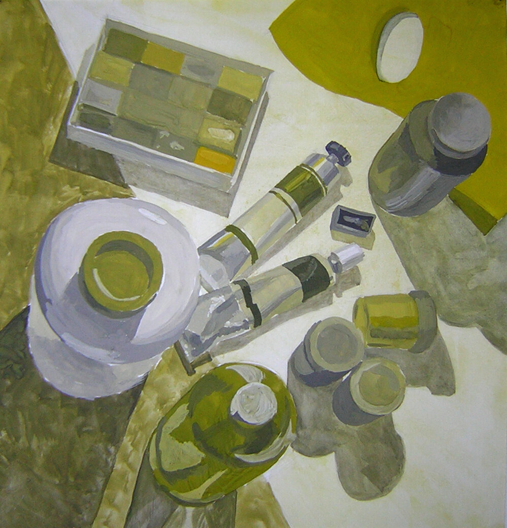 Старая работа "Натюрморт художника", чтобы как-то проиллюстрировать пост