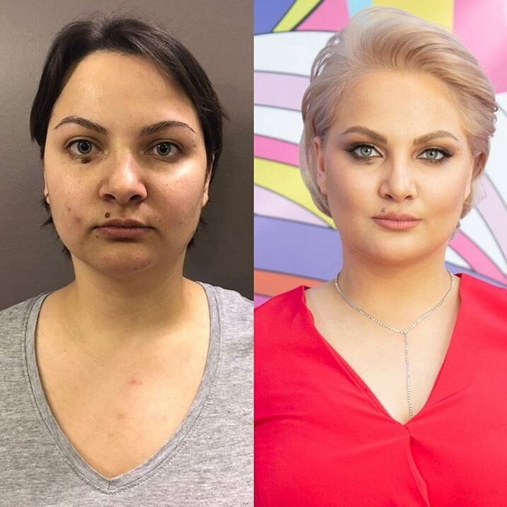 После преображения... словно другой человек!!!