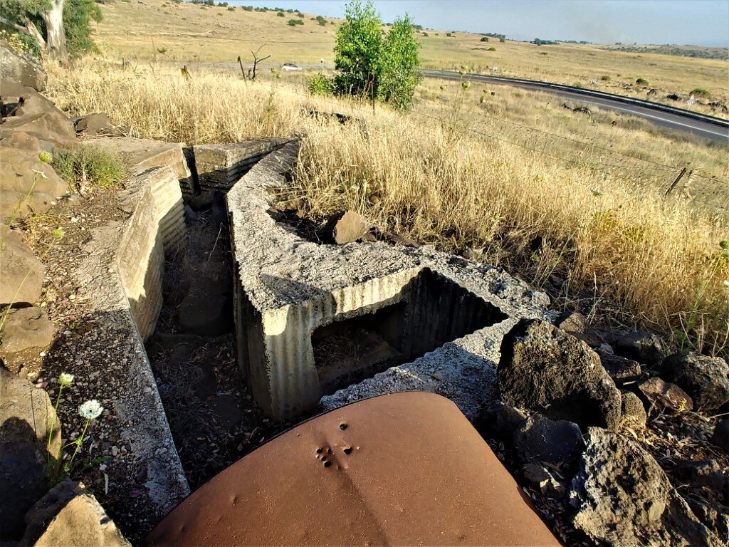 Сирийская линия обороны на границе с Израилем