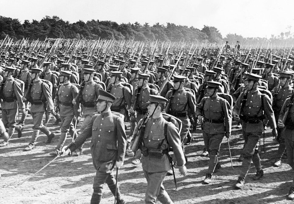 Парад частей японской Квантунской армии