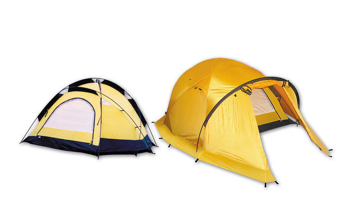 Экстремальная палатка - Высока ветроустойчивость обусловлена 5-ю дугами вместо 2-3 обычных палатках