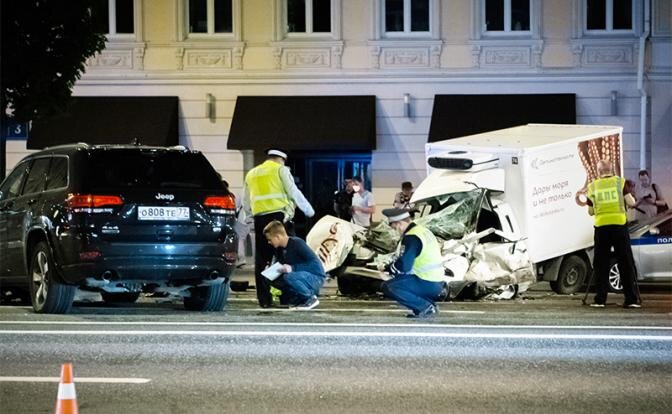 фото ДТП с участием актера Михаила Ефремова