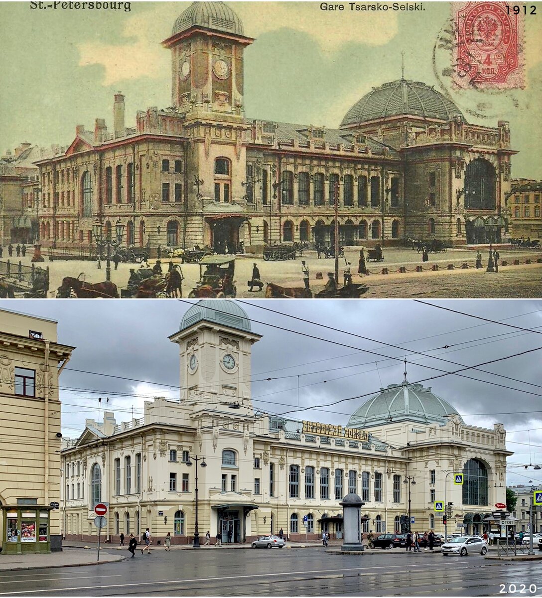 Красивейший «Витебский» железнодорожный вокзал, 1912/2020