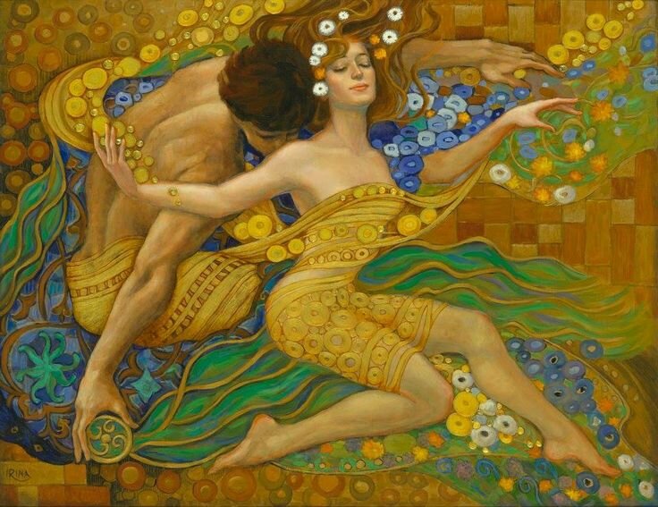 Полет любви картина Ирина Каркаби