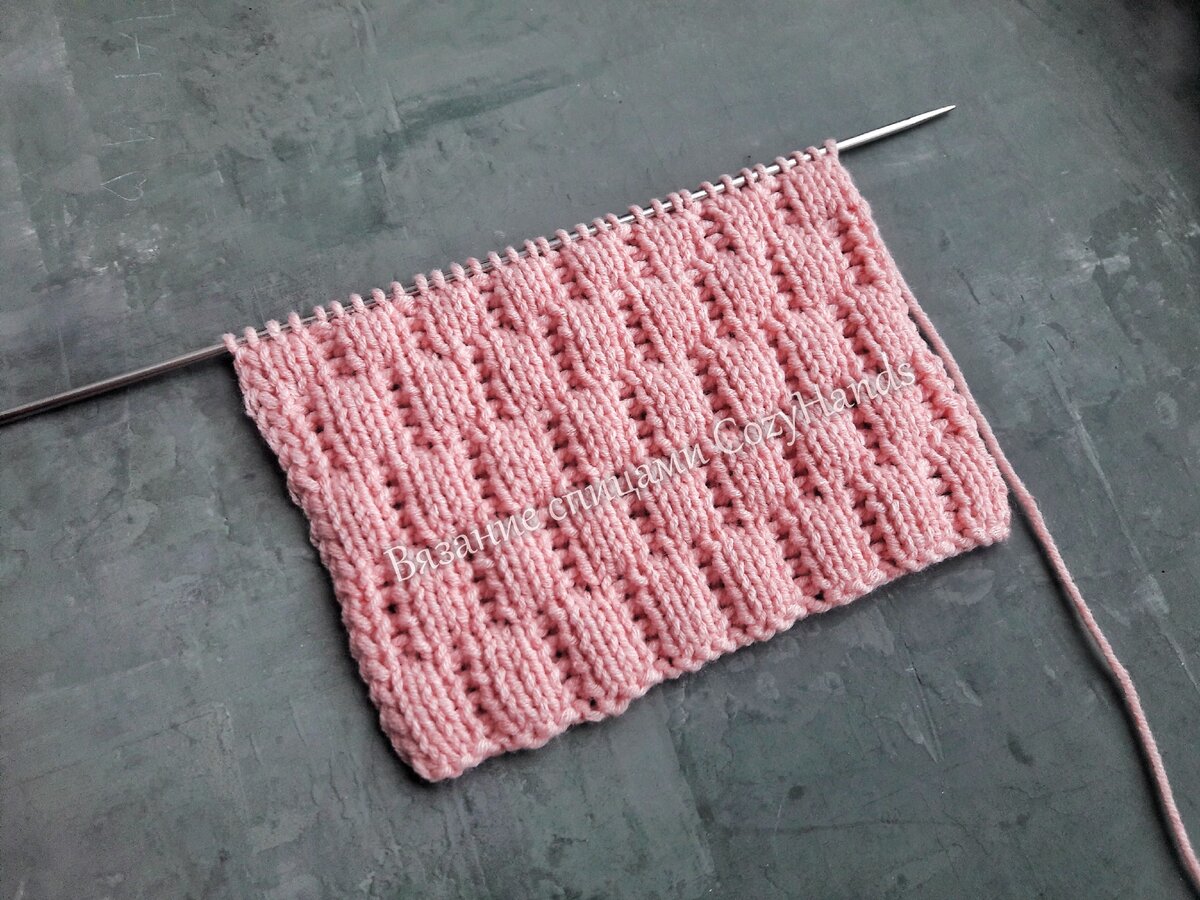 Узоры для вязания шарфа спицами резинкой