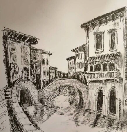 Рисунок города предоставлен @svetatorik (https://www.instagram.com/svetatorik/)