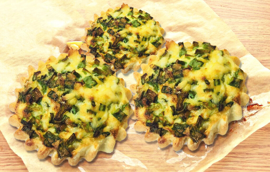 Сытная Перепечи с яйцом и луком