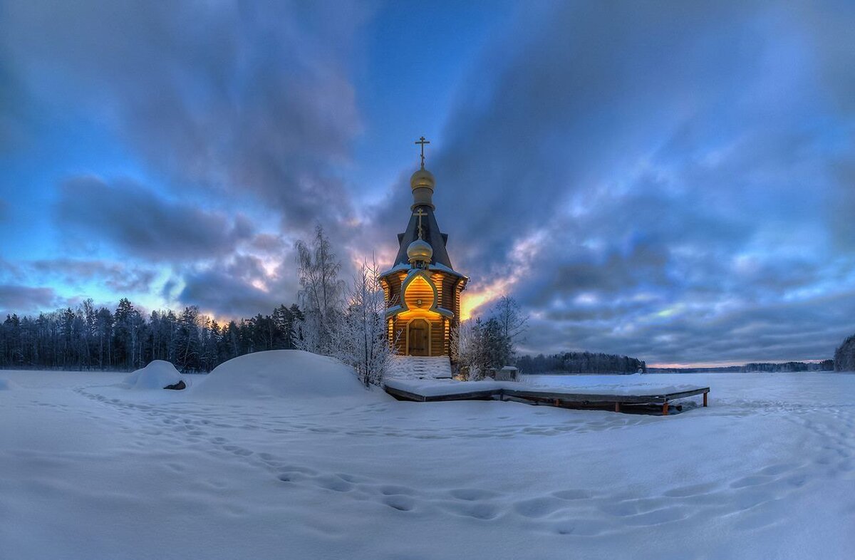 Карелия храм Андрея Первозванного