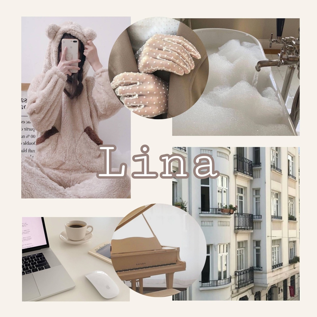 Итак: Ангелина (Лина!) Ласточкина (генератор фамилий подсказал:)) просто обожает свой кигуруми, является меломаном, часто грешит покупкой недорогой олдскульной одежды, в настоящем мире жить не может без ноутбука и, обязательно !мышки! (Тачпад? Не-не, не слышали!). Но в мире ином (в смысле, в мире Дж. К. Роулинг:))), не расстраивается, не заметив гаджет при себе. Мечтает посетить распрекрасный сказочный европейский городок, а после насыщенного дня пытается плавать в ванной (если бы она просто в ней лежала и наслаждалась атмосферой, а не пыталась грести руками или утопиться - это была бы уже не наша старая добрая безмозглая Лина:)