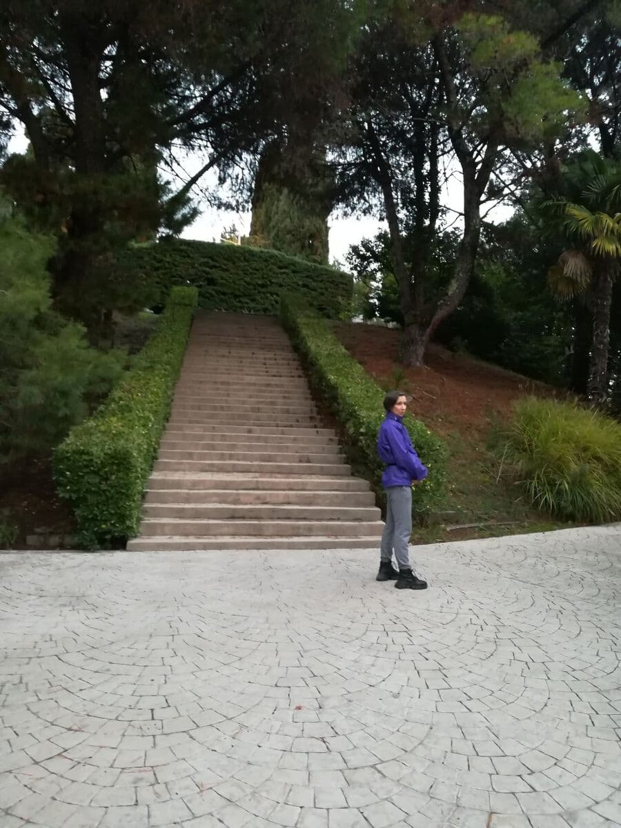 Оксана в парке "Южные культуры". Фото из личного архива