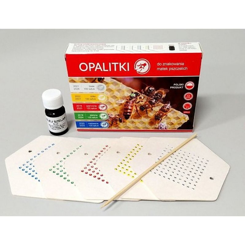 Набор опалиток с клеем и шпажкой для нанесения метки 