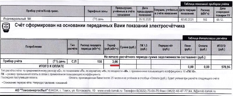 Почему разные тарифы на электроэнергию в разных домах