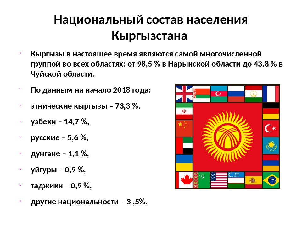 Национальный состав казахстана