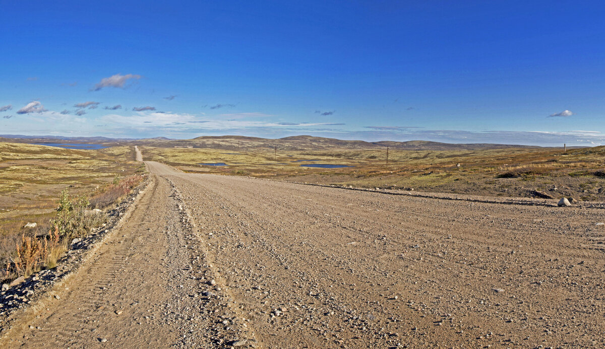 Фото дороги в Териберку летом