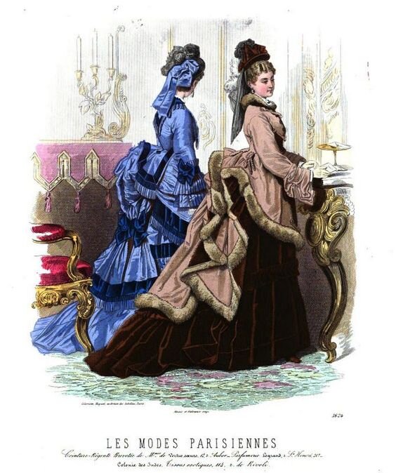 Женская шубка или зимний жакет, первая половина 1870-х.