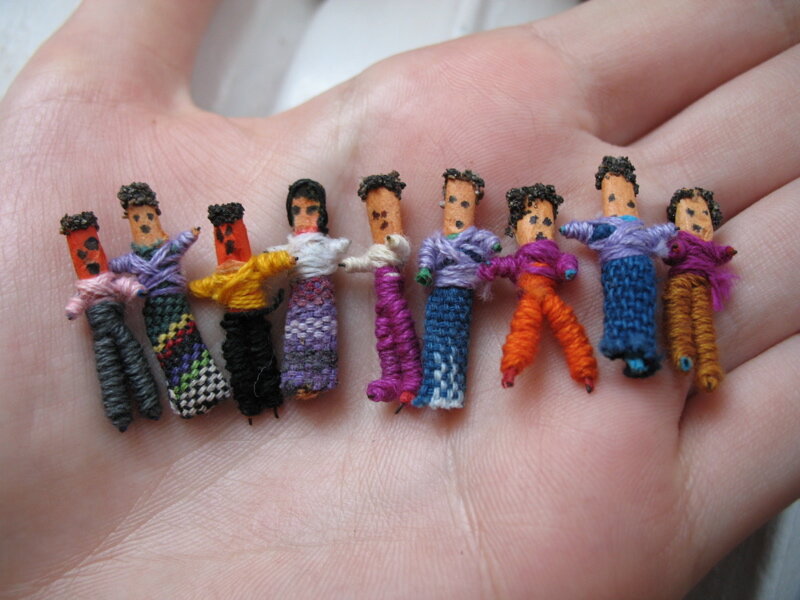 Куклы worry dolls. Фото Leena 