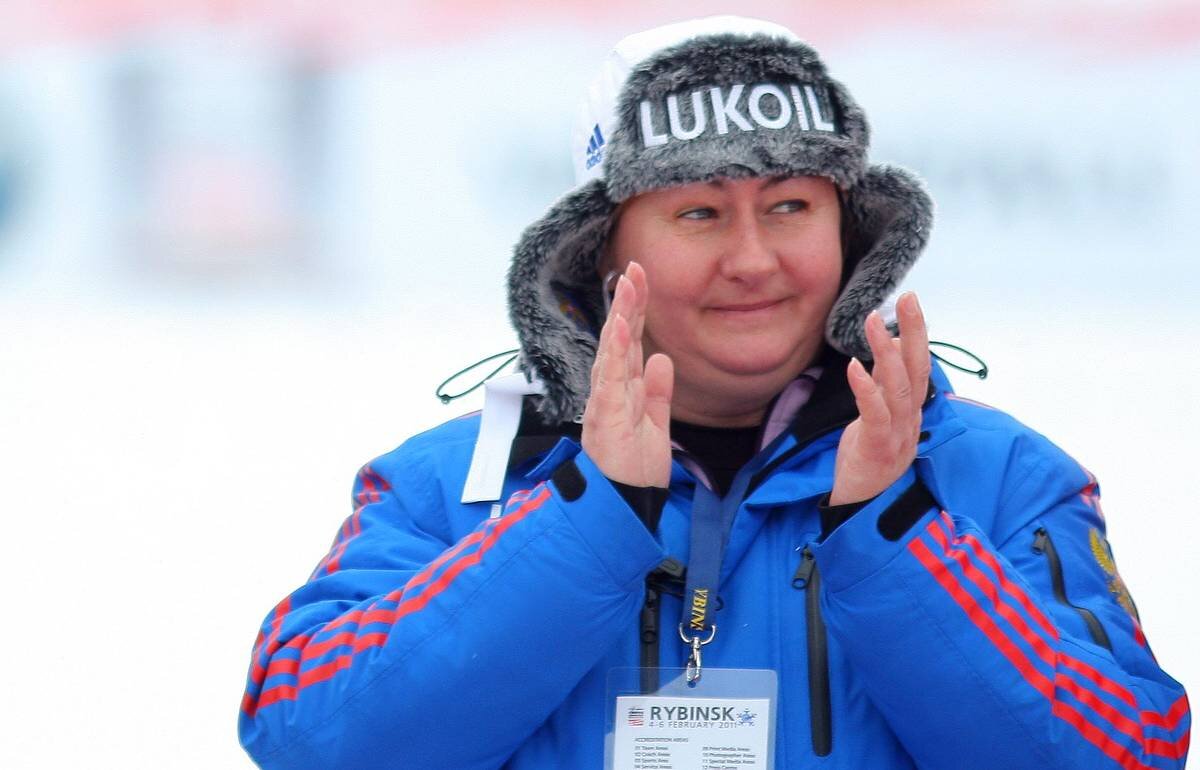 Глава Федерации Лыжных гонок России Елена Вяльбе. Взято из Яндекс.