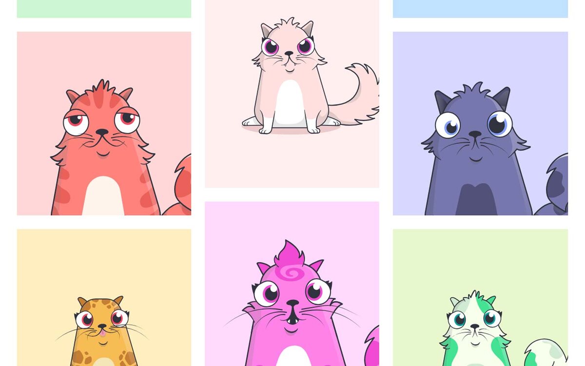 Герои игры CryptoKitties