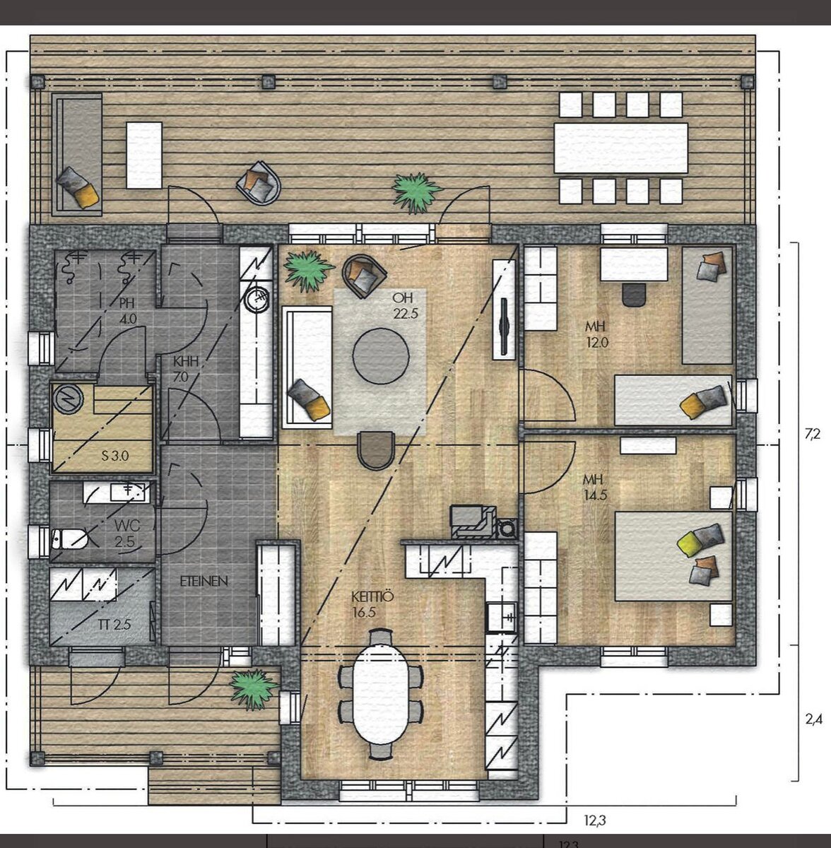 Так выглядит проект будущего дома