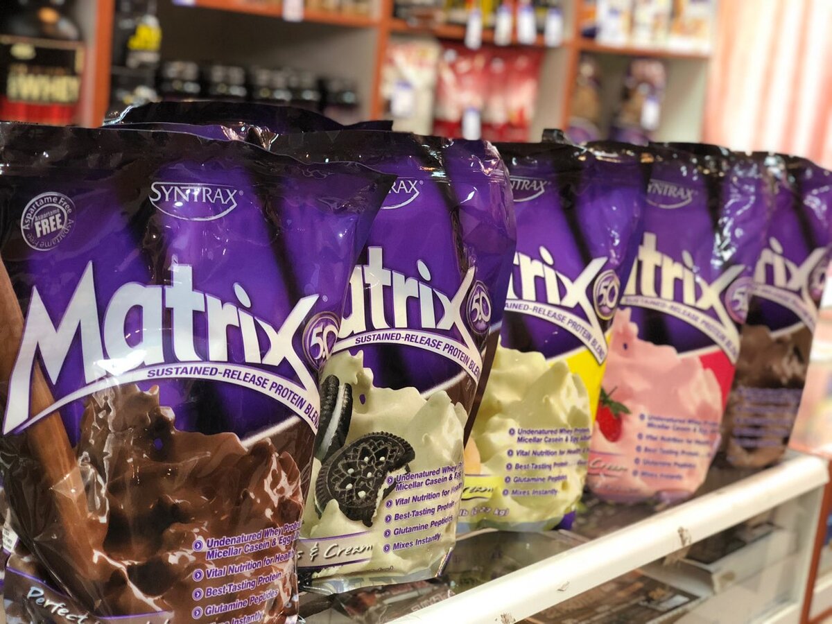 Многокомпонентный протеин Syntrax Matrix. Источник: https://clck.ru/XkNA4