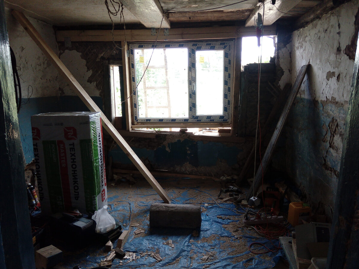 Ставим большое окно вместо двух маленьких.