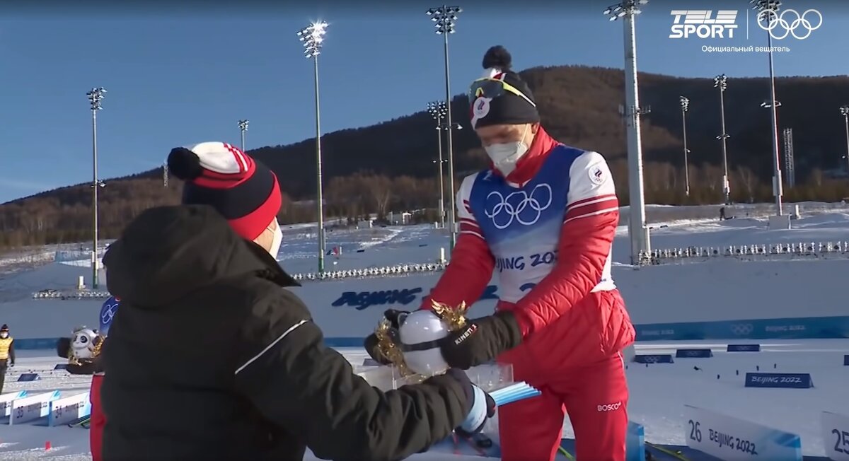 Награждение норвежских лыжников