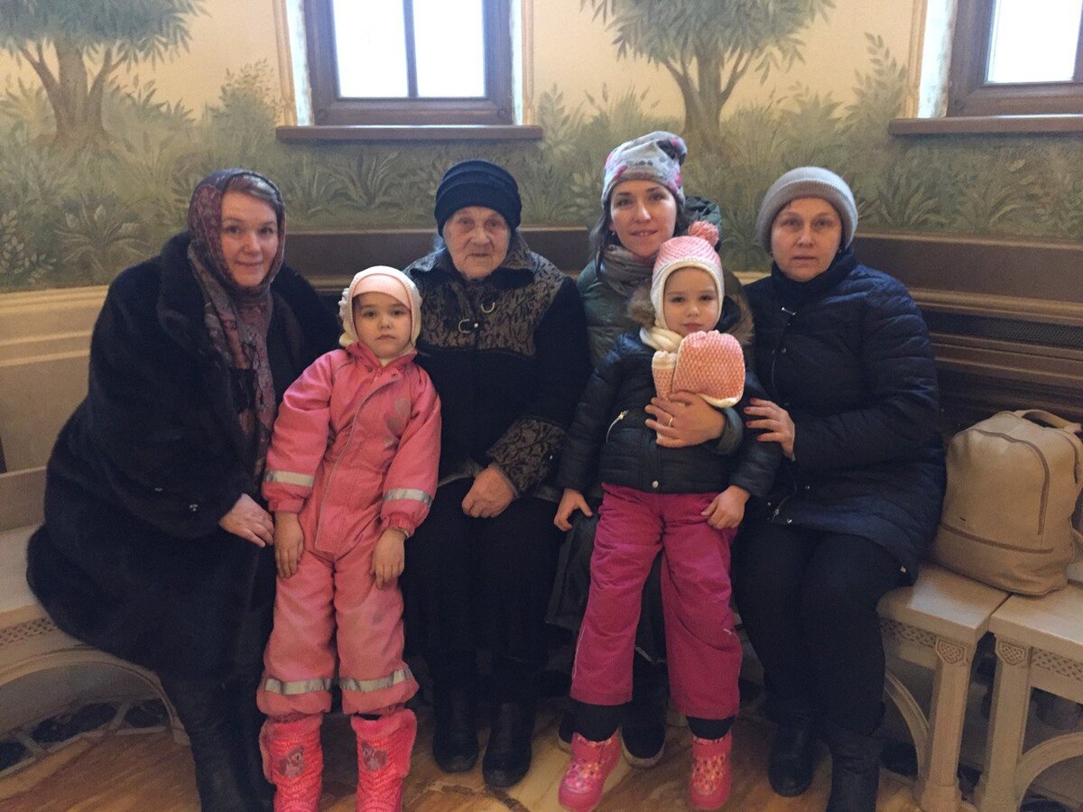 Наши родственники из Уфы, встретились в храме