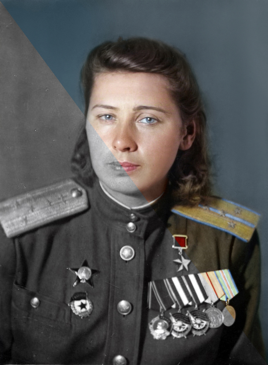 Герой Советского Союза. Советский боевой лётчик, подполковник Советской армии. Участница Великой Отечественной войны; принимала участие в воздушных боях на Кубани, Смоленской операции 1943 года, Белорусской наступательной операции «Багратион», Прибалтийской операции. После окончания войны — лётчик-инструктор, позже перешла к преподавательской деятельности. 