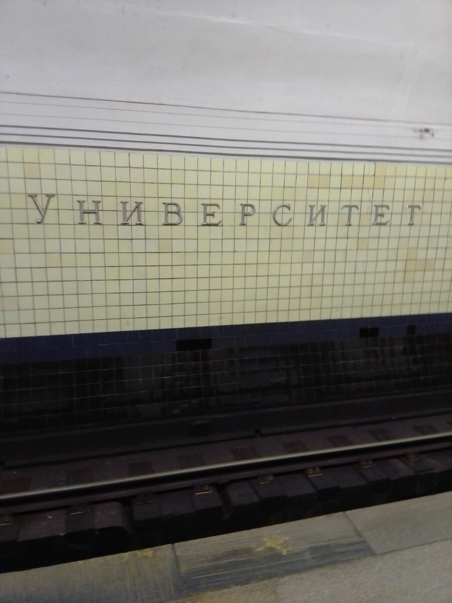 Станция Московского метро «Университет».