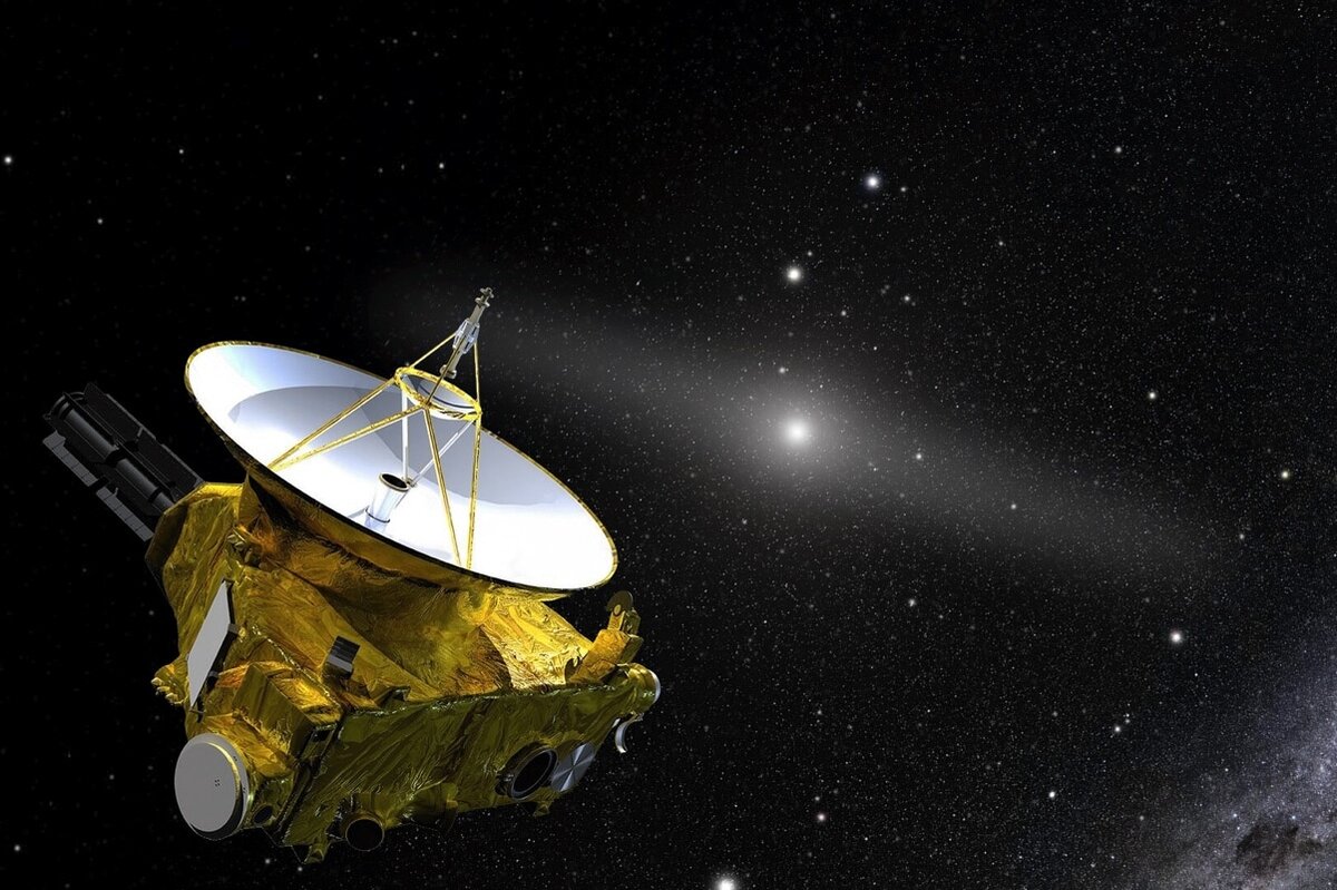New Horizons на фоне далеких звезд: взгляд художника / ©NASA, JHU, SWRI