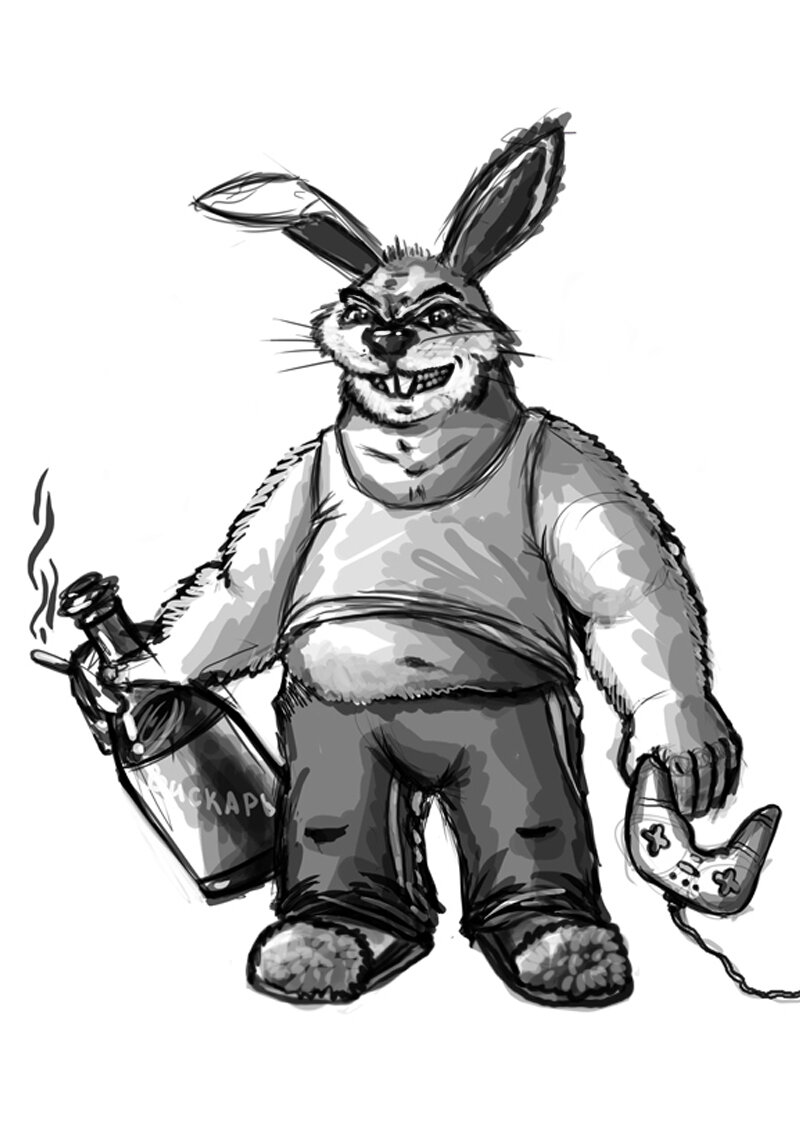 Картинки пьяный заяц